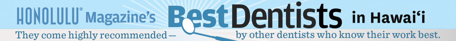 Best Dentists Hawaii Award Banner