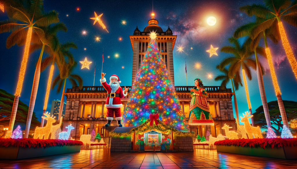 Honolulu’s Holiday Glow: Festive City Lights & Aloha Spirit