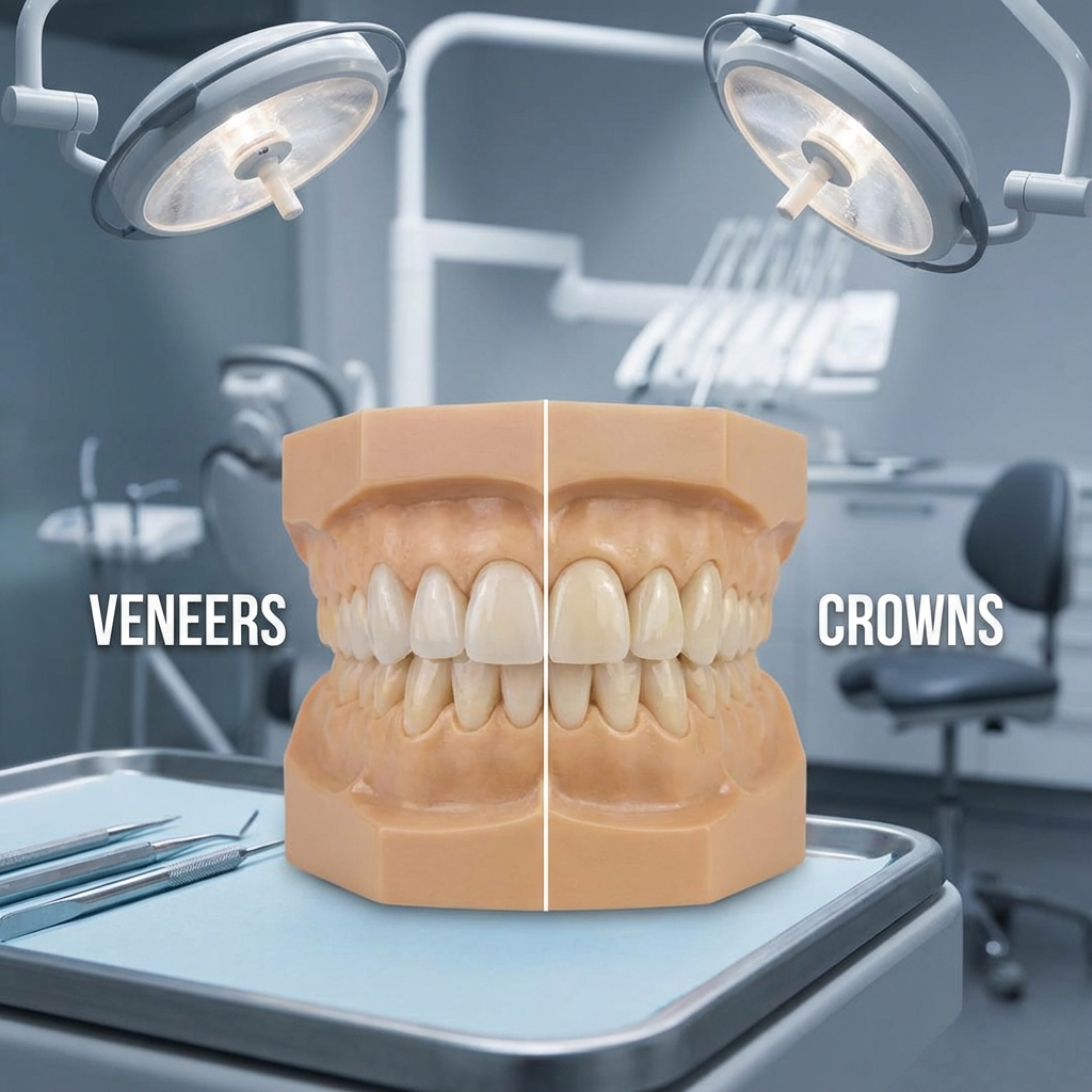 Veneers vs Crowns: Which Cosmetic Treatment Should You Choose?
